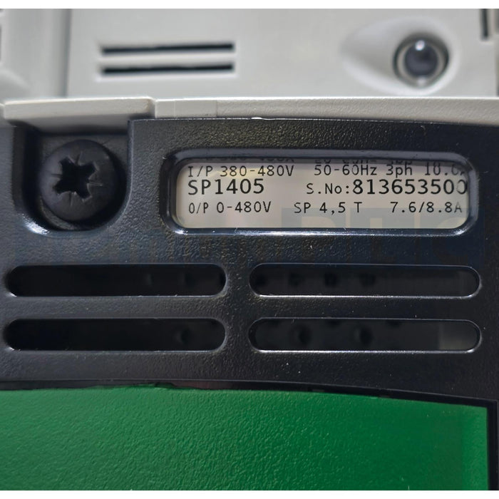EMERSON CONTROL TECHNIQUES SP1405 SP4.5T UNIDRIVE SP SPEED DRIVE VSD 5HP NSMP