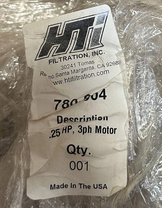 TUTHILL HTI  780-004 / 000LEV-C-A-7 ROTARY GEAR PUMP & MOTOR .25HP 3P .5GPM NSMP