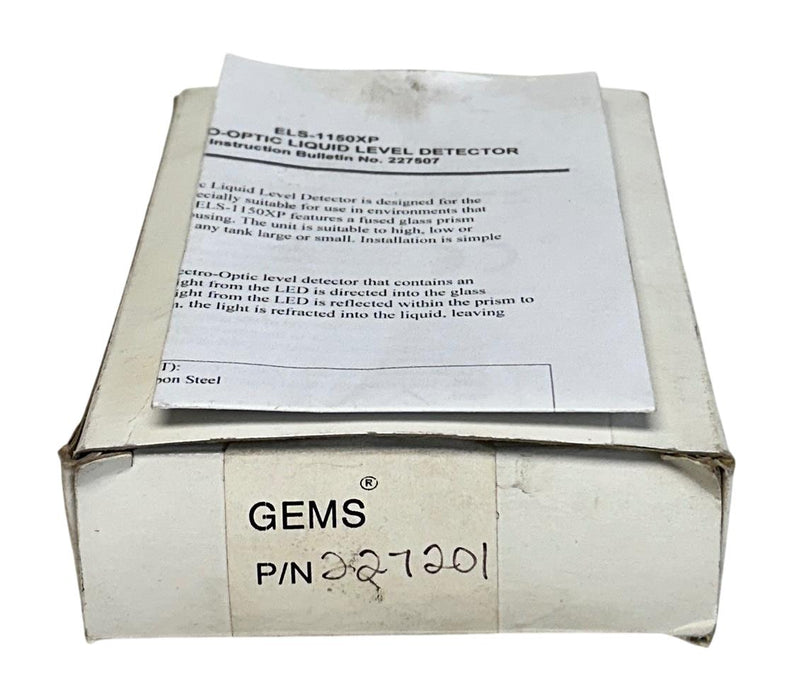 GEMS ELS-1150XP / 227201 ELECTRO-OPTIC LIQUID LEVEL DETECTOR 5-28VDC 100mA NSMP
