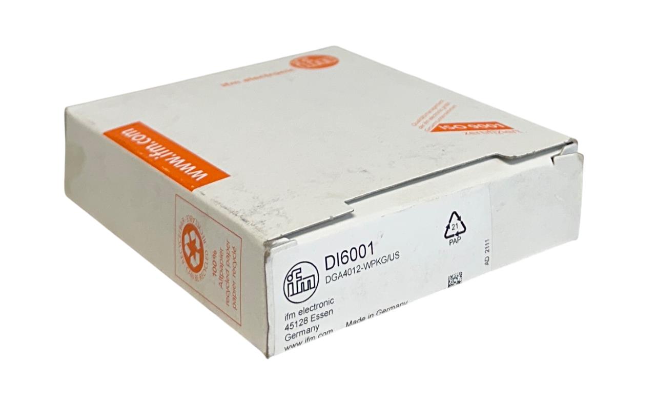 IFM DGA4012-WPKG/US / DI6001 COMPACT EVALUATION UNIT SPEED MONITOR 10-36VDC NSMP