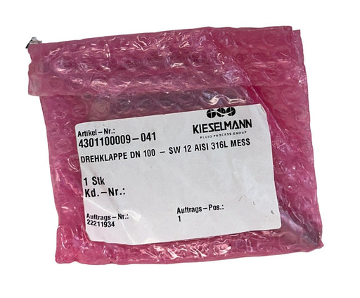 KIESELMANN 4301100009-041 / 4301100009041 ROTARY VALVE DN100 SW12 AISI 316L NSMP
