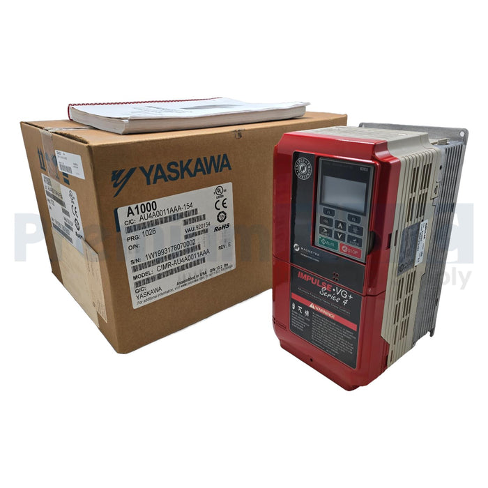 MAGNETEK YASKAWA 4009-VG+S4 IMPULSE VG+ SERIES 4 VFD 460V 5HP CIMR-AU4A0011AAA
