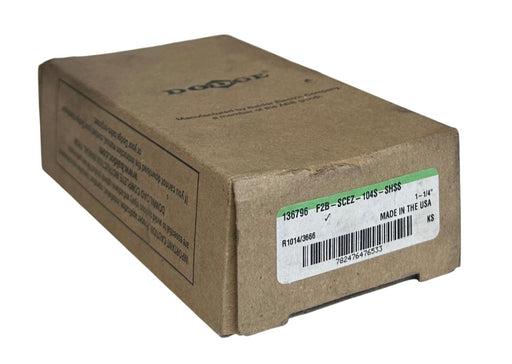 DODGE F2B-SCEZ-104S-SHSS / 136796 2-BOLT FLANGE MOUNT BEARING 1-1/4'' BORE NSMP