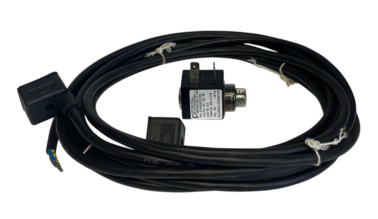 PETER PAUL O153X00011EM SOLENOID OPERATOR 120V 60Hz 8.5W 3/64x1/16 W/ CABLE NSNP