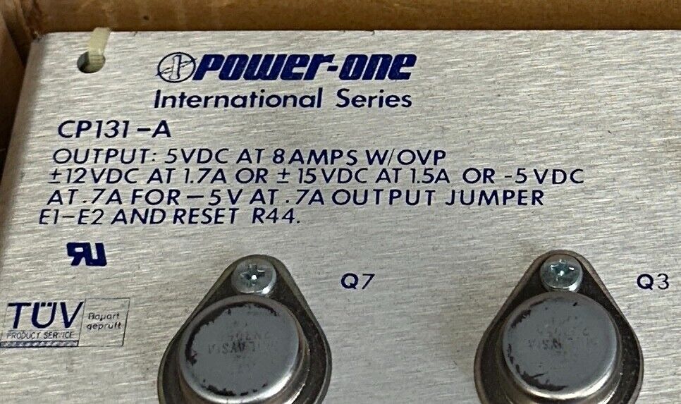 POWER-ONE CP131-A / CP131A INTERNATIONAL SERIES POWER SUPPLY 5VDC OUTPUT 8A NSMP