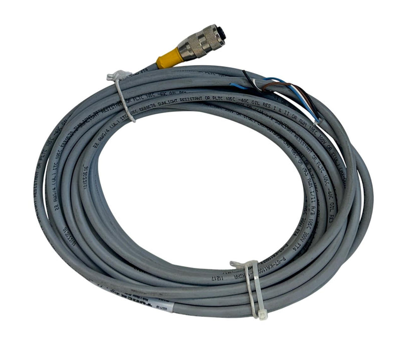 TURCK RK 4.4T-7 / RK44T7 M12 EURO CORDSET SINGLE-ENDED 7M U2177-28 NSNP