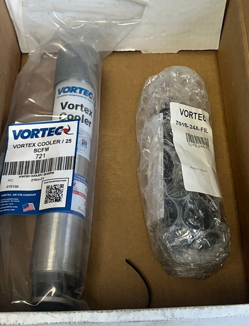 VORTEC 780 VORTEX COOLER SYSTEM / 25 SCFM 272484 TUBING / FILTER / COOLER NSMP