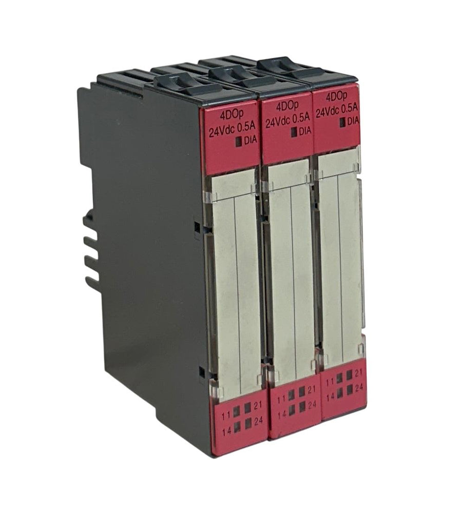 3 TURCK BL20-4DO-24VDC-0.5A-P / 6827023 DIGITAL OUTPUT MODULES 24VDC 4DOp USNP