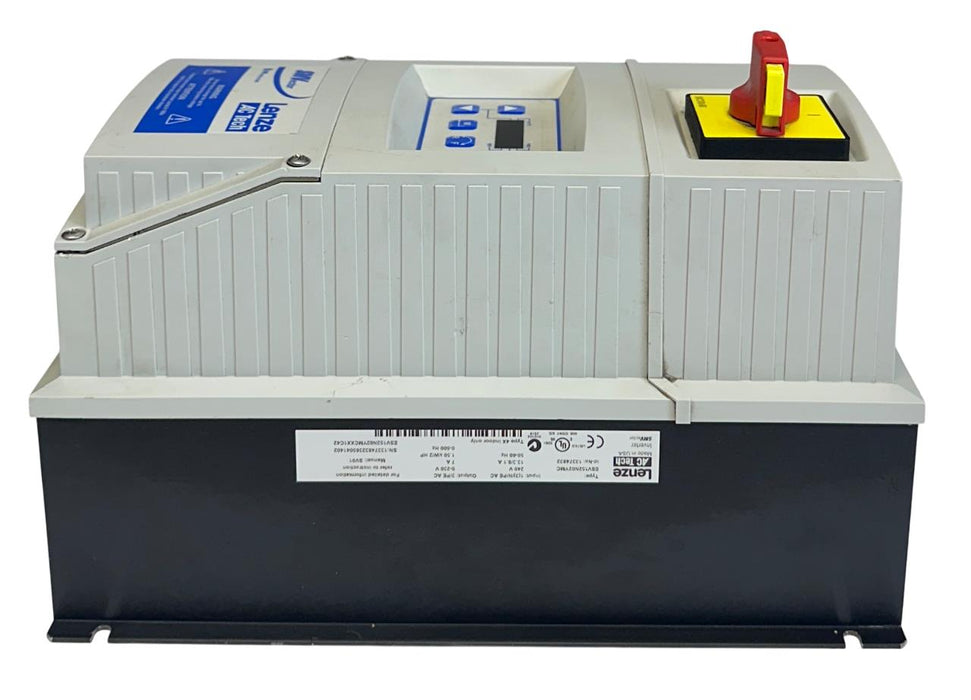 LENZE AC TECH ESV152N02YMC / 13374832 SMVector DRIVE 1.5kW/2HP240V 50/60Hz USNP