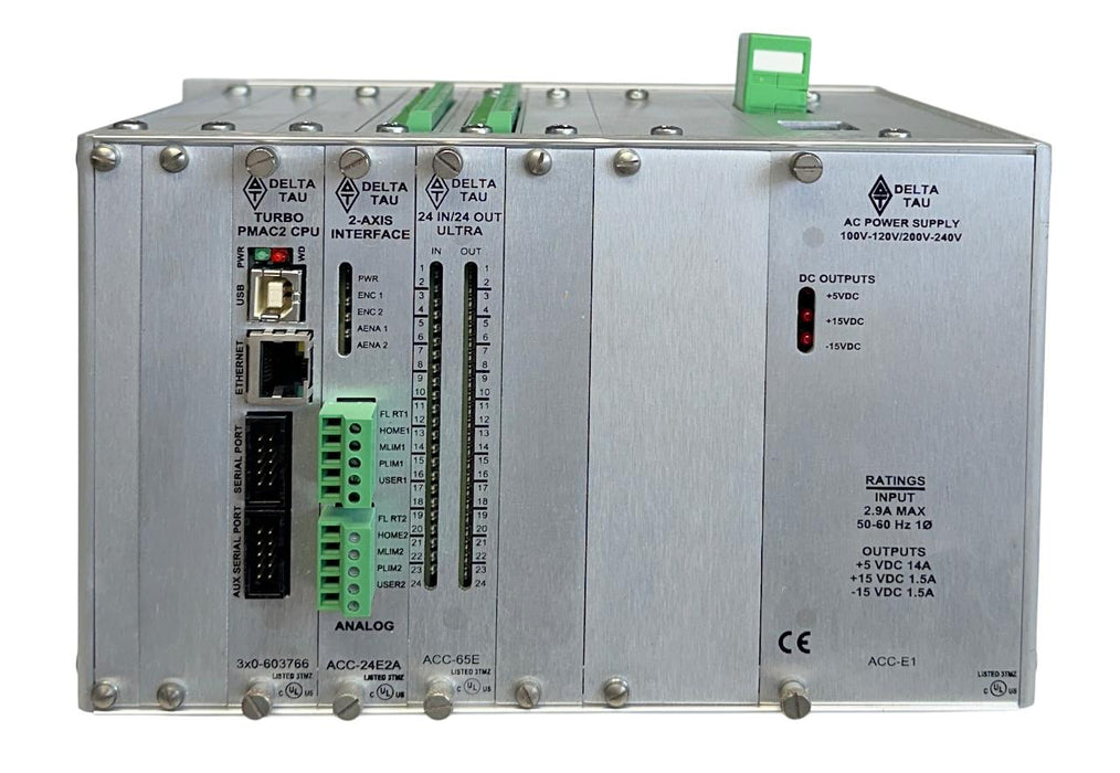 DELTA TAU COMPLETE UMAC UNIT 3x0-603766 PMAC2 CPU ENet 5-4269-00-0610-00100 USNP