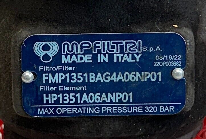 MP FILTRI FMP1351BAG4A06NP01 PRESSURE FILTER HP1351A06ANP01 ELEMENT 110355 NSNP