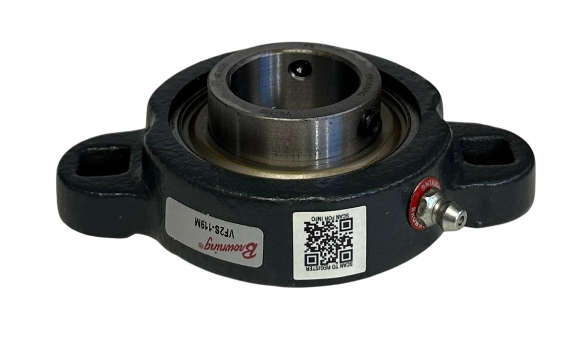 2 BROWNING VF2S-119M / 767590 2-BOLT FLANGE MOUNT BEARINGS 1-3/16'' NSMP