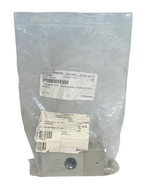 KHS TI0036507200 / TI0036507100 SERIES 2 VALVE BLOCK STANDARD TYPE 1 NSNP
