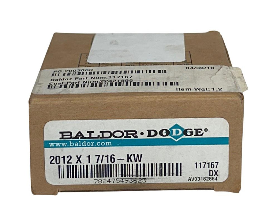 BALDOR DODGE 2012X17/16-KW / 117167 TAPER-LOCK BUSHING 1-7/16'' BORE NSMP
