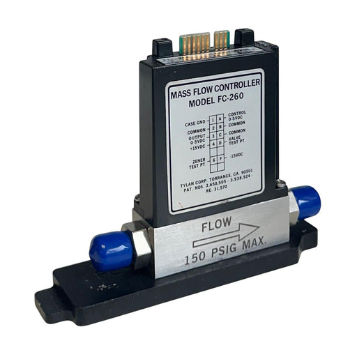 TYLAN FC-260 / FC260 260 SERIES MASS FLOW CONTROLLER 150SCCCM SIH4 USNP