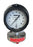 TRERICE 450SS4504LA100 / M53122HHSS PRESSURE GAUGE 0-100PSI SILICONE NSMP