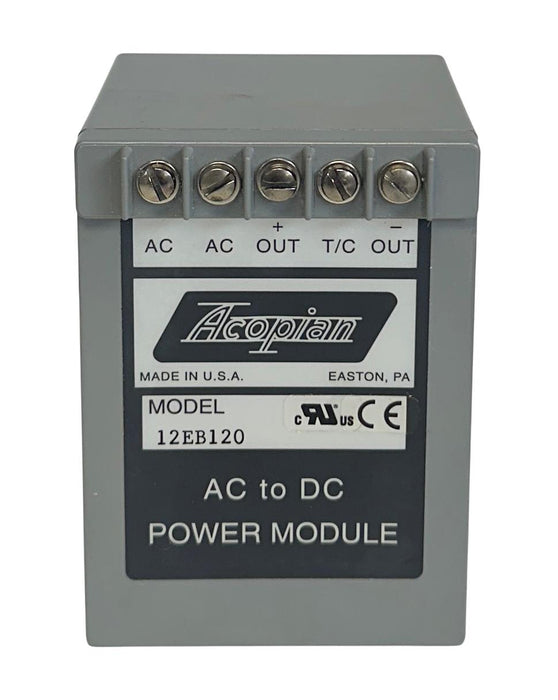ACOPIAN 12EB120 AC to DC POWER MODULE 105-125VAC INPUT 12VDC OUTPUT NSNP