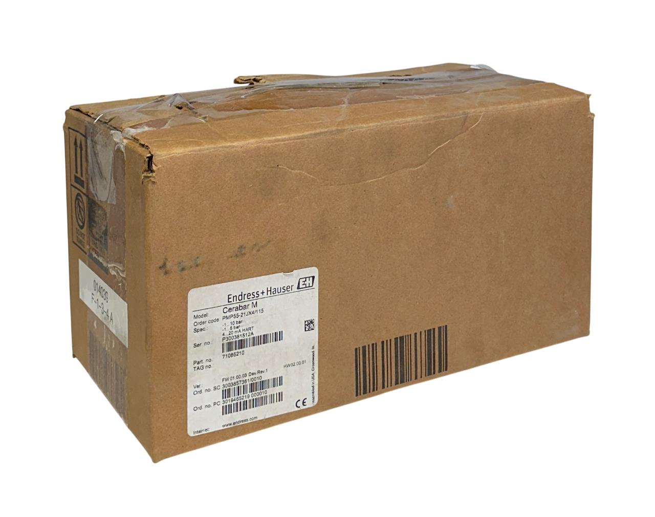 ENDRESS+HAUSER PMP55-21JX4/115 / 71086210 Cerabar M TRANSMITTER 71316567 NSMP