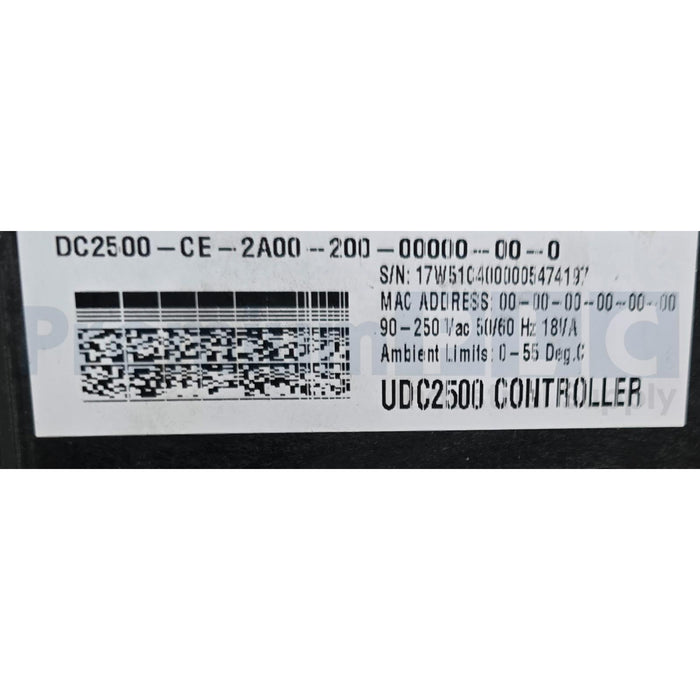 HONEYWELL UDC2500 UNIVERSAL DIN CONTROLLER DC2500-CE-2A00-200-00000-00-0 NSMP