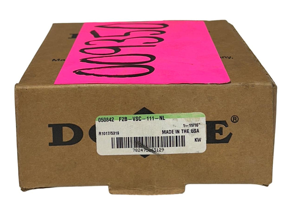 BALDOR DODGE F2B-VSC-111-NL / 050842 2-BOLT FLANGE MOUNT BEARING 1-11/16'' NSMP