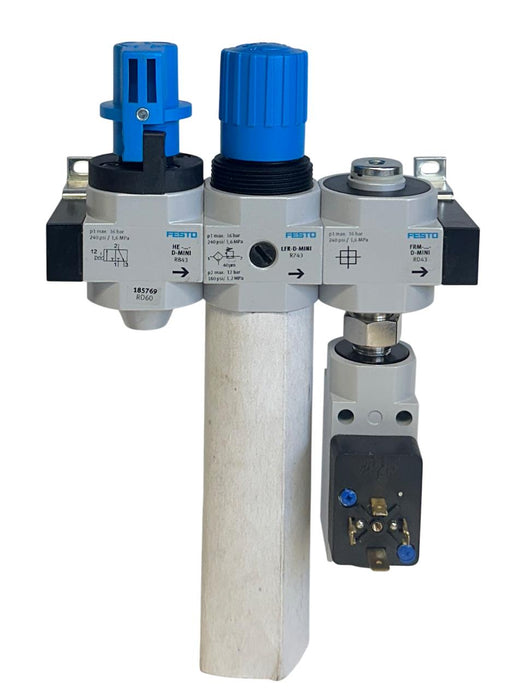 FESTO LFR-1/4-D-MINI-KF / 185769 AIR PREPARATION ASSEMBLY LFR SERIES MINI NSNP
