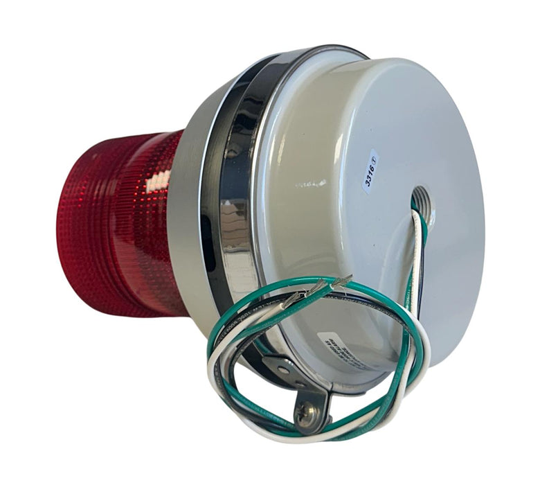 EDWARDS SIGNALING 51XBRFR120A XTRA-BRITE LED FLASHING RED W/ HORN 120VAC NSNP