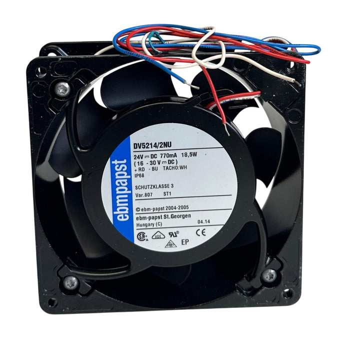 EBM-PAPST DV5214/2NU / 0902499745 DC AXIAL FAN 16-30VDC 770mA 18.5W IP68 NSNP
