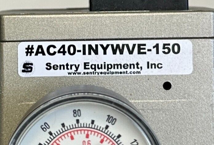SENTRY SMC AC40-INYWVE-150 / AC40INYWVE150 PNEUMATIC ASSEMBLY FILTER/REG NSNP