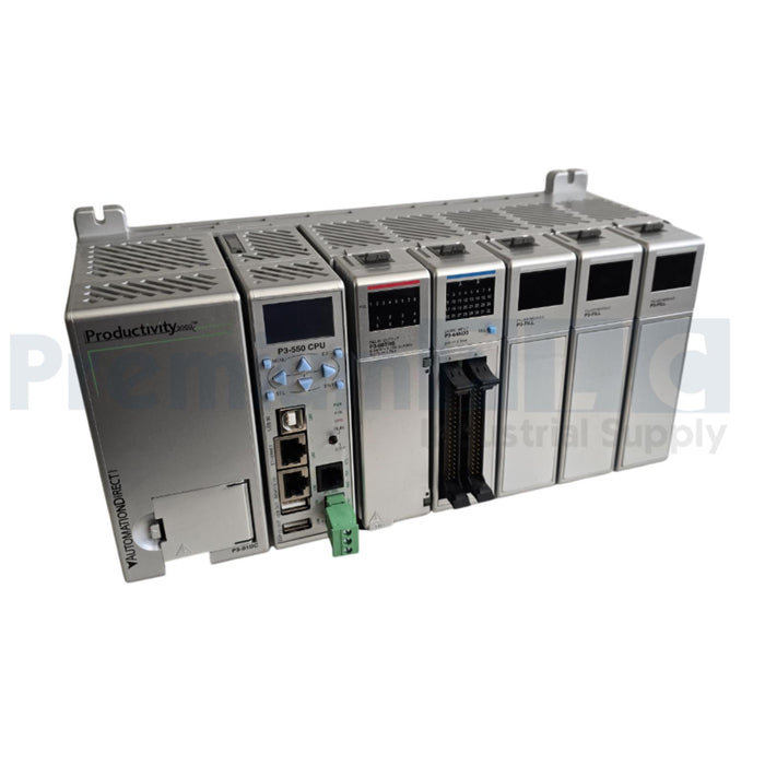 AUTOMATION DIRECT P3-05B Productivity3000 BASE W/P3-550, P3-08TRS, P3-64ND3 NUPI