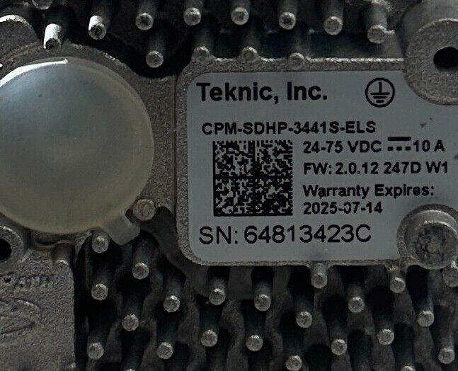 TEKNIC INC CPM-SDHP-3441S-ELS SERVO MOTOR 24-75VDC W/ MPC034-24-005-K-35 USNP