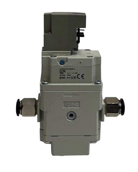 SMC AV2000-02-5DZB-A / AV2000025DZBA SOFT START-UP VALVE 24VDC COIL USNP