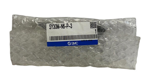 SMC SY30M-N6-P-3 / SY30MN6P3 PNEUMATIC PRESSURE REGULATOR W/ GAUGE 3POS NSMP