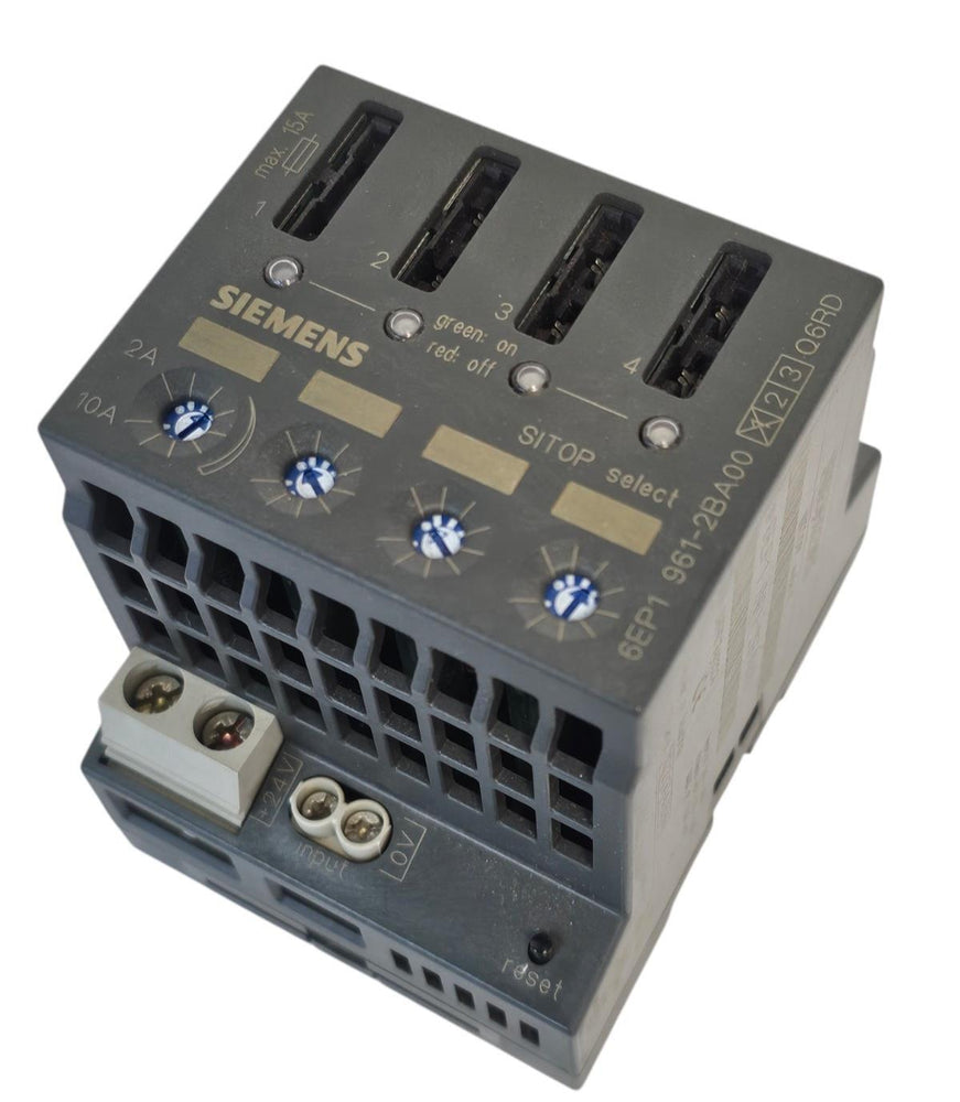 SIEMENS 6EP1 961-2BA00 ELECTRONIC DIAGNOSIS MODULE 4 CHANNEL 6EP19612BA00