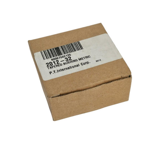 NIB P.T. INTERNATIONAL 2012-32 TAPPERED BUSHING METRIC 201232