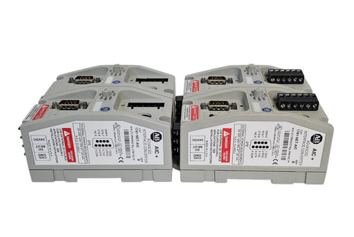 LOT OF 4 ALLEN BRADLEY 1761-NET-AIC ADVANCED INTERFACE CONVERTERS 1761NETAIC