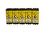 LOT OF 5 EATON BUSSMANN SERIES TCF25 LOW-PEAK CUBEFuses