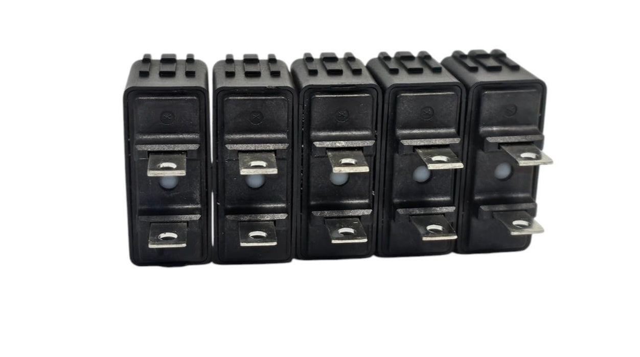 LOT OF 5 EATON BUSSMANN SERIES TCF25 LOW-PEAK CUBEFuses