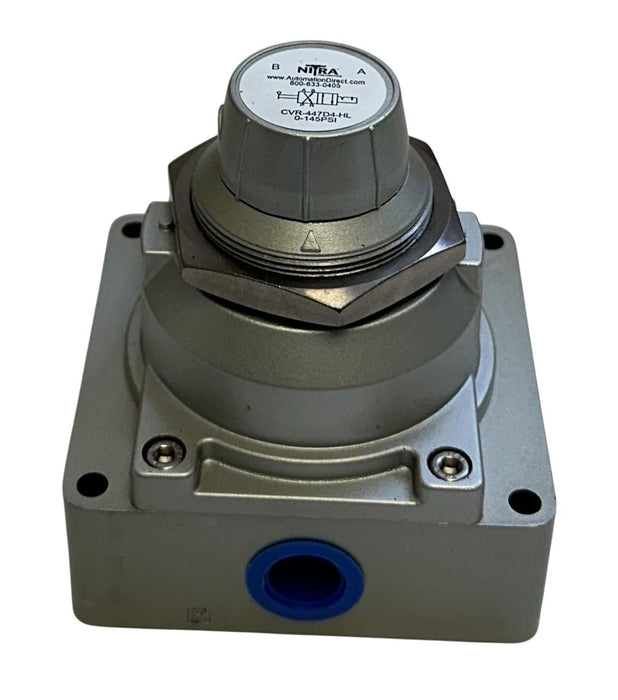 AUTOMATION DIRECT CVR-447D4-HL / CVR447D4HL NITRA PNEUMATIC VALVE 0-145PSI NSMP