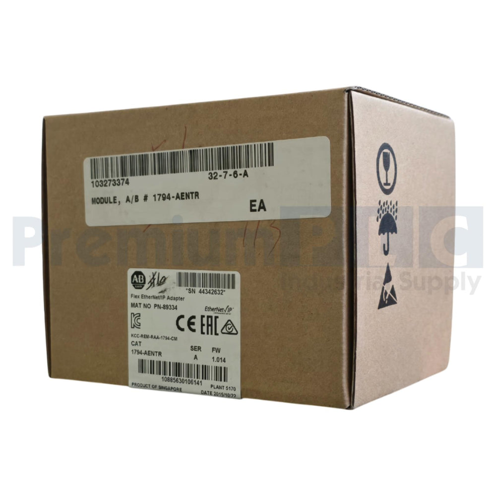 ALLEN BRADLEY 1794-AENTR /A FLEX I/O EtherNet/IP ADAPTER FW 1.013 1794AENTR NSFS