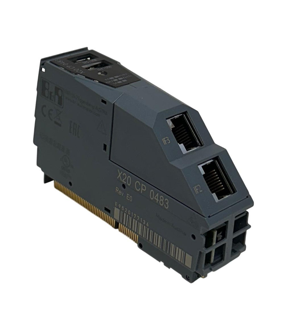 B&R X20 CP 0483 / X20CP0483 CPU LOGIC CONTROLLER 2- USB PORTS EtherNet NSNP