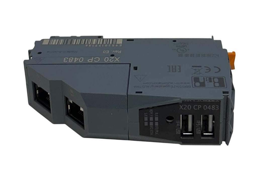 B&R X20 CP 0483 / X20CP0483 CPU LOGIC CONTROLLER 2- USB PORTS EtherNet NSNP