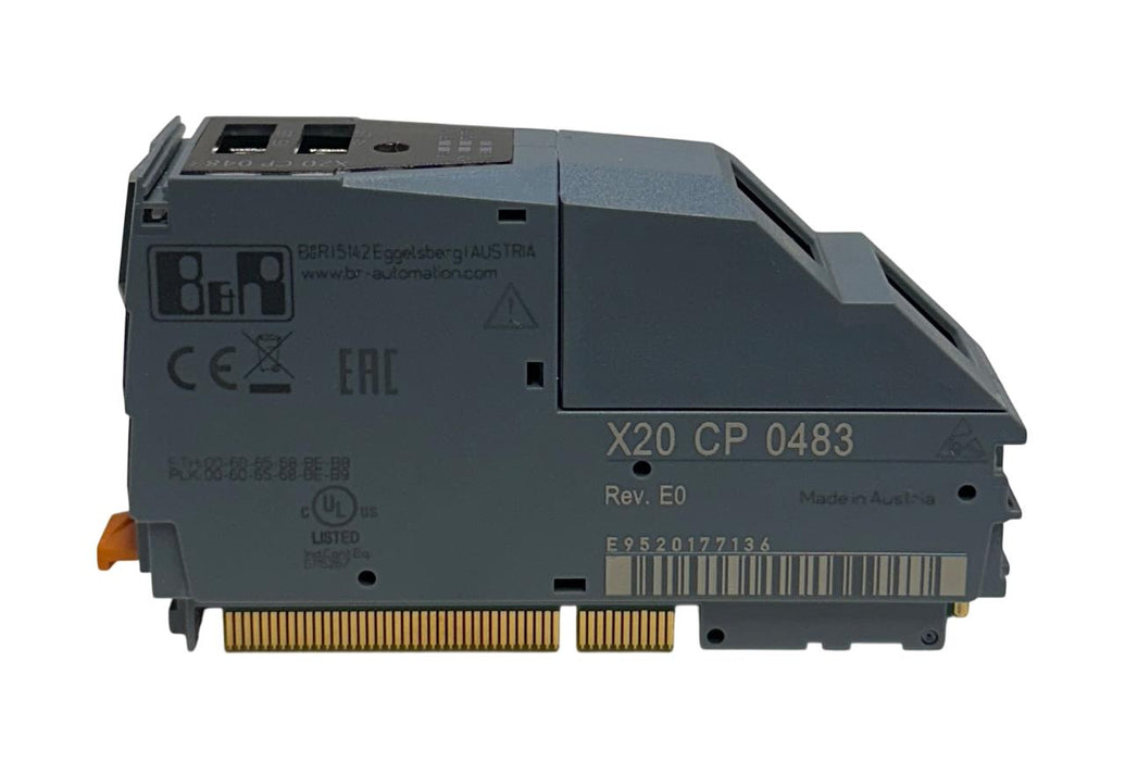 B&R X20 CP 0483 / X20CP0483 CPU LOGIC CONTROLLER 2- USB PORTS EtherNet NSNP