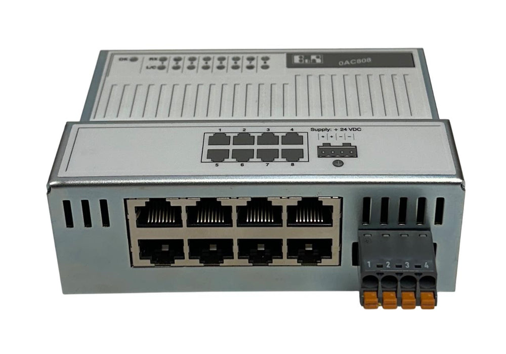 B&R 0AC808.9-1 / 0AC80891 INDUSTRIAL 8-PORT EtherNet HUB 24VDC 0AC808 NSNP