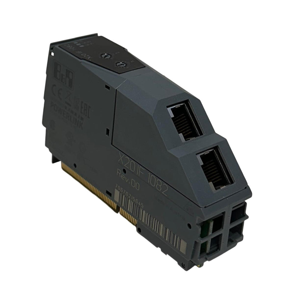 B&R X20 IF 1082 / X20IF1082 EtherNet POWERLINK INTERFACE MODULE 2-PORT RJ45 NSNP