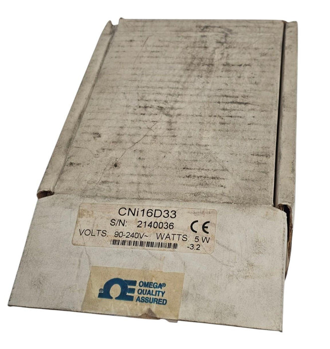 OMEGA ENGINEERING CNi16D33 TEMPERATURE CONTROLLER DUAL DISPLAY 90-240V
