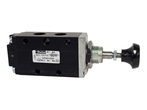PARKER 520431000 MECHANICAL SPOOL VALVE 0.83 CV RATE 1/4" NPT 4WAY 2POS 150PSI