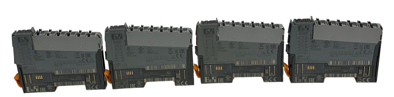 B&R X20 SERIES IN/OUT MODULES X20DO9322 / X20DO6322 / X20DO6529 / X20DI4371 NSNP