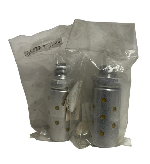 2 ROSS 5500A6003 SILENCERS 1'' NPT MUFFLER EXHAUST OEM NSFS