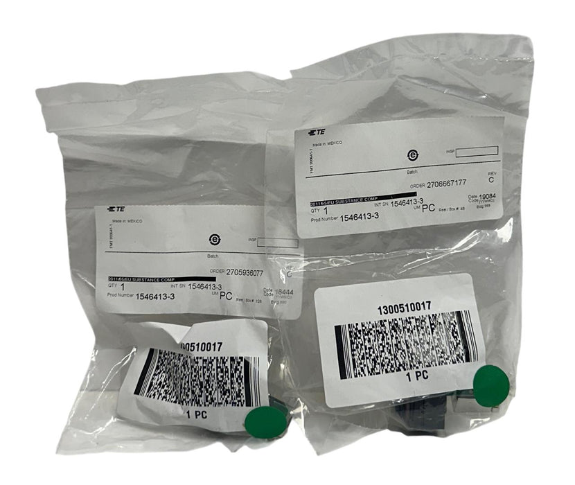 2 TE CONNECTIVITY 1546413-3 / 15464133 INDUSTRIAL RJ45 VARIANT 3 CONNECTORS NSFS