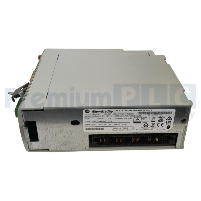 ALLEN BRADLEY 2094-AM02-S /C Kinetix 6000 15A AXIS MODULE 3.4kW 2094AM02S NSNP